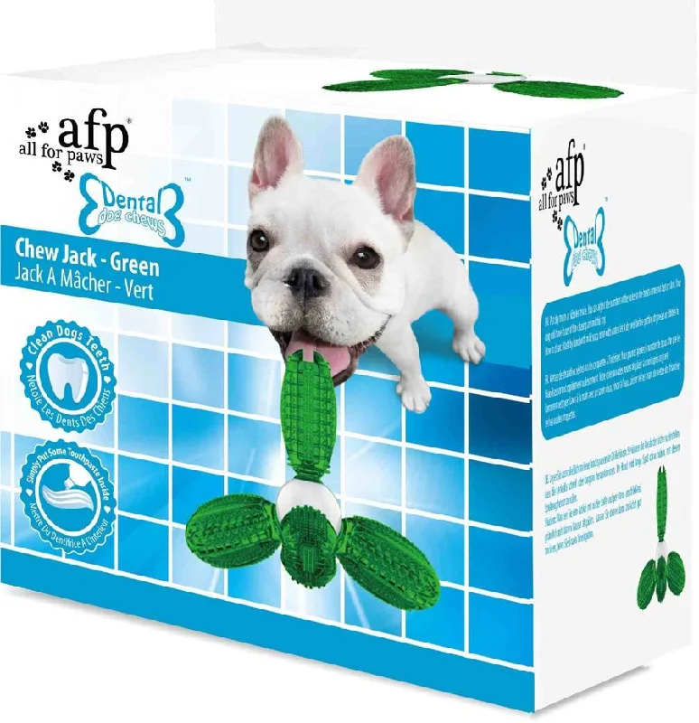 ALL FOR PAWS Dental Dog Chews Jack Green, 15x14x13cm