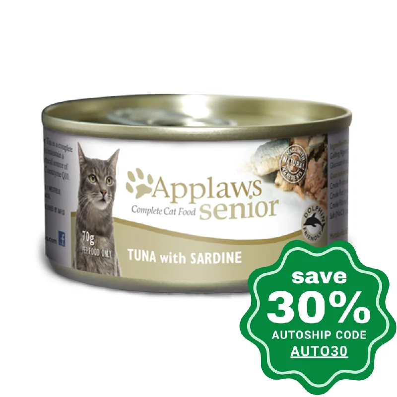 Applaws - Tuna with Sardine Canned Senior Cat Food - 70G