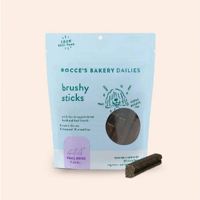 Coconut + Mint All Natural Dental Brushy Sticks Dog Treats