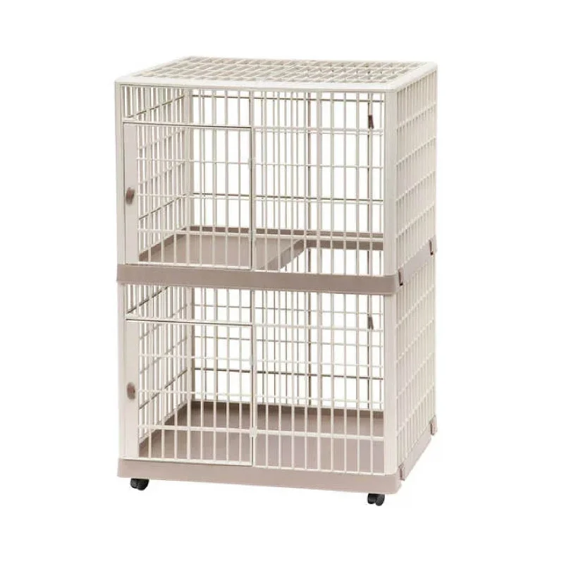 Iris 2-tier Cat Cage 812 (Beige)