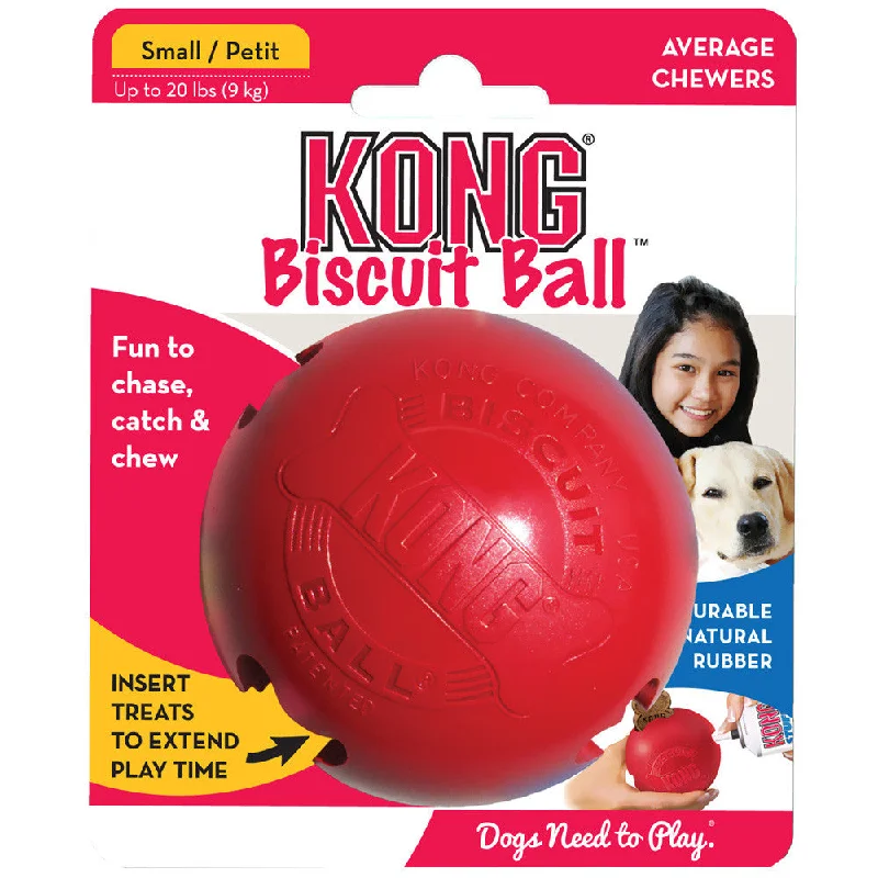 Kong Small Biscuit Ball Dog Toy