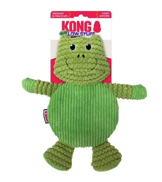 Kong Low Stuff Frog Crackle Tummiez Dog Toy