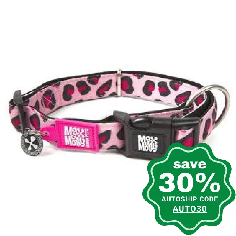 Max & Molly - Cat Collar - Leopard Pink