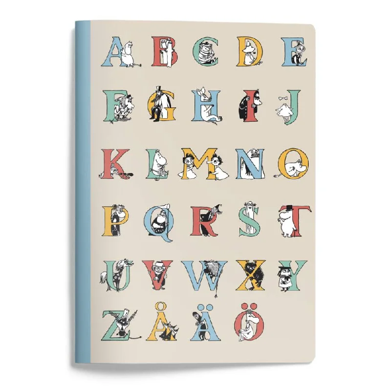 Moomin Alphabet Notebook A5 - Putinki