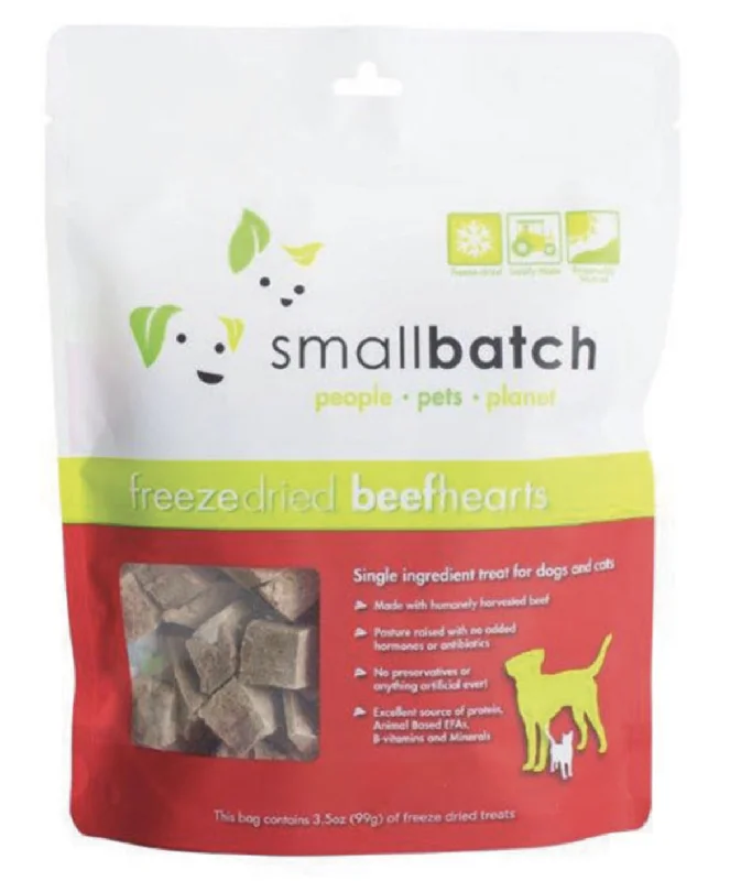 Smallbatch Freeze-dried Beef Hearts 3.5oz