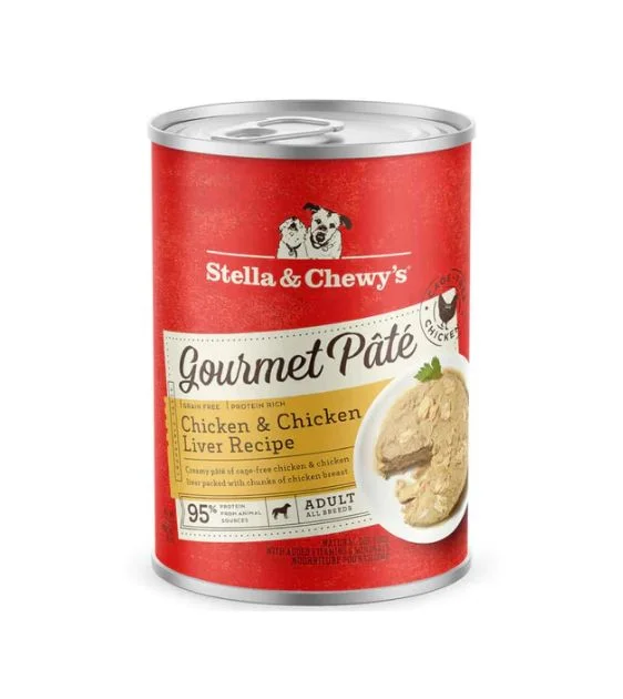 Stella & Chewy’s Grain Free Gourmet Pate Wet Dog Food (Chicken & Chicken Liver)